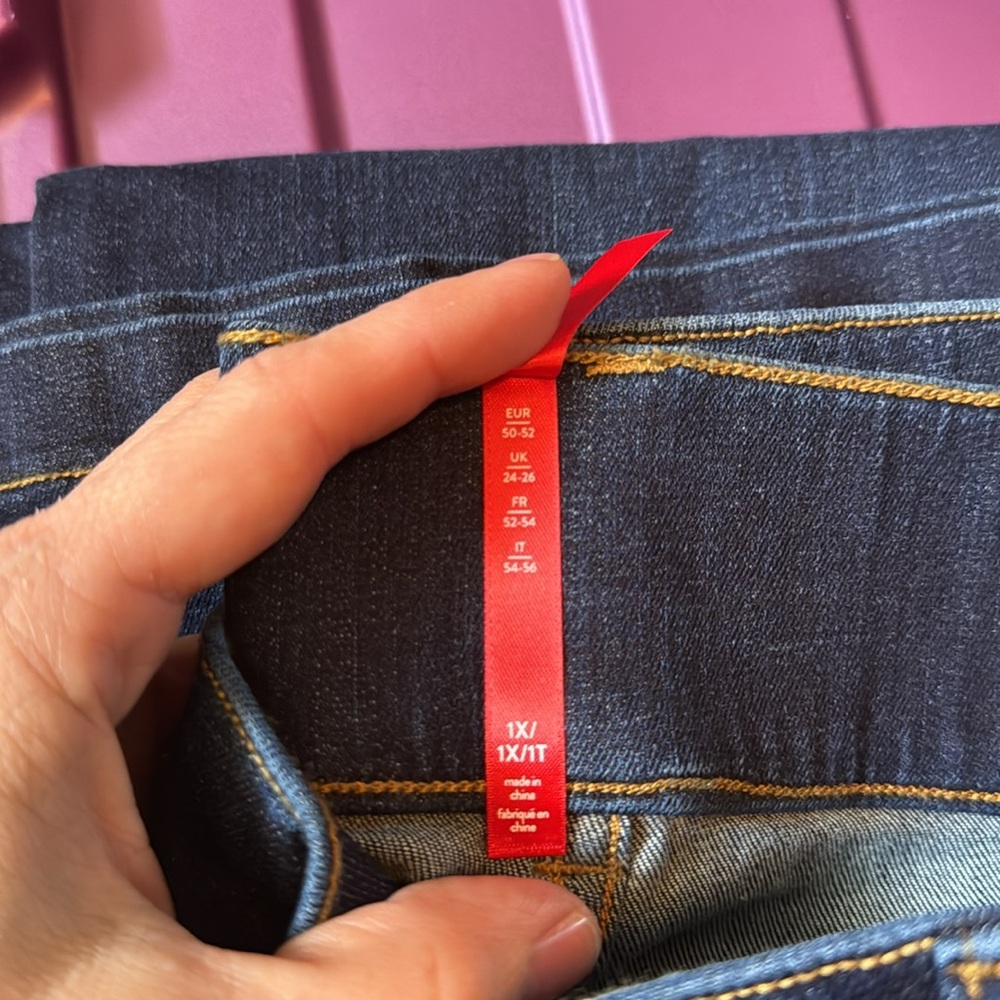 *NEW* SPANX FLARE JEANS 20327R MIDNIGHT SHADE 1X - Picture 12 of 12